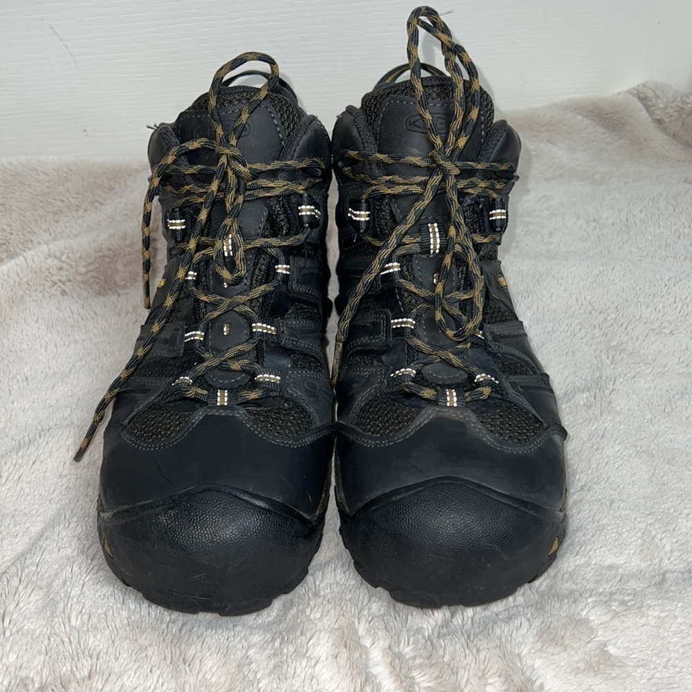 Keen Utility Lansing Mid Waterproof Steel Toe Wide Work Boot Shoes - Size 11EE - Picture 4 of 10